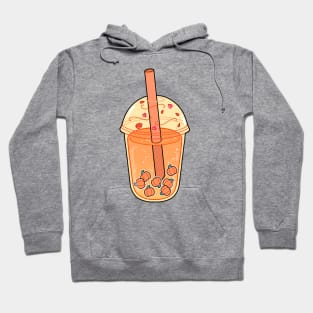 Aesthetic pumpkin spice boba Hoodie